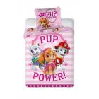 Obliečky do postieľky Paw Patrol Pup Power , Barva - Ružová , Rozměr textilu - 100x135