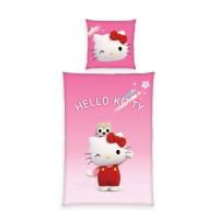 Obliečky Hello Kitty Super Style , Barva - Ružová , Rozměr textilu - 140x200