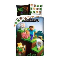 Obliečky Minecraft Farma animals , Barva - Barevná , Rozměr textilu - 140x200
