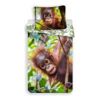 Obliečky Orangutan , Barva - Barevná , Rozměr textilu - 140x200