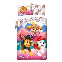 Obliečky Paw Patrol pink , Barva - Barevná , Rozměr textilu - 140x200