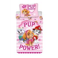 Obliečky Paw Patrol Power , Barva - Ružová , Rozměr textilu - 140x200