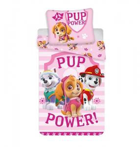 Obliečky Paw Patrol Power , Barva - Ružová , Rozměr textilu - 140x200