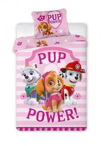 Obliečky Paw Patrol Pup Power , Barva - Ružová , Rozměr textilu - 140x200