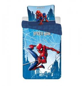 Obliečky Spiderman , Barva - Modrá , Rozměr textilu - 140x200