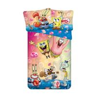 Povlečení Sponge Bob Party micro , Barva - Barevná , Rozměr textilu - 140x200