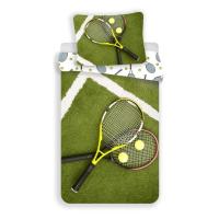 Obliečky Tenis , Barva - Zelená , Rozměr textilu - 140x200