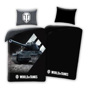 Obliečky World of Tanks svietiace , Barva - Čierna , Rozměr textilu - 140x200