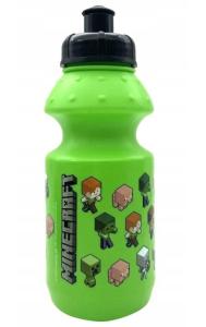 Pplastová lahev MINECRAFT , Velikost lahve - 350 ml , Barva - Zelená