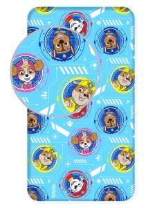 Prestieradlo Paw Patrol , Barva - Světlo modrá , Rozměr textilu - 90x200