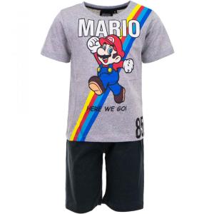 Pyžamo Super Mario , Velikost - 98 , Barva - Antracitová