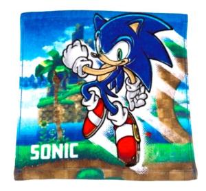 Ručník na obličej Sonic , Barva - Modrá , Rozměr textilu - 30x30