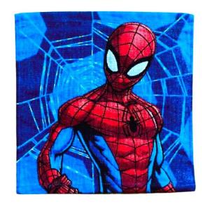 Ručník na obličej Spiderman , Barva - Modrá , Rozměr textilu - 30x30