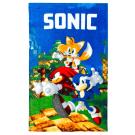 Ručník Sonic přátelé , Barva - Modrá , Rozměr textilu - 30x50