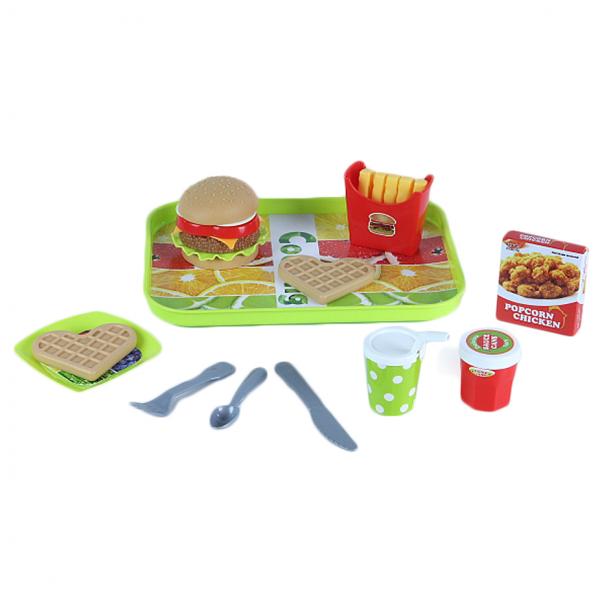 Dětský set jídlo - hamburger s táckem | Nákupy Deťom SK