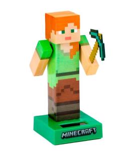 SOLÁRNÍ HÝBAJÍCÍ SE FIGURKA MINECRAFT , Barva - Zelená