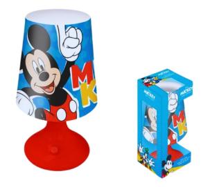 Lampička stolní Mickey , Barva - Modro-červená
