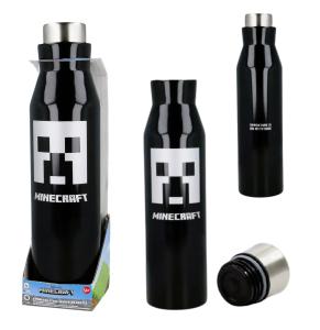 TERMO NEREZ LÁHEV MINECRAFT , Velikost lahve - 580 ml , Barva - Čierna