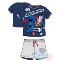 Tričko a kraťasy Superman , Velikost - 98 , Barva - Tmavo modrá
