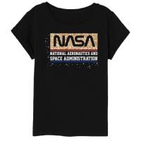 TRIČKO NASA , Velikost - 134 , Barva - Čierna