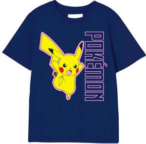 Tričko Pokémon Pikachu , Velikost - 110/116 , Barva - Tmavo modrá