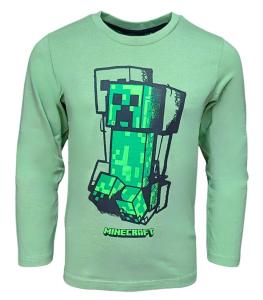 Tričko Minecraft Creeper zelená , Velikost - 116 , Barva - Zelená