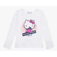 Tričko s dlhým rukávom Hello Kitty , Velikost - 98 , Barva - Biela