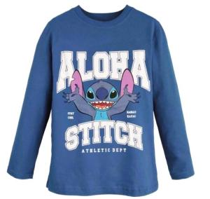 Triko s dlouhým rukávem Lilo a Stitch , Velikost - 98 , Barva - Modrá