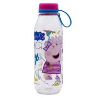 Tritanová lahev Peppa Pig , Velikost lahve - 650 ml , Barva - Ružová